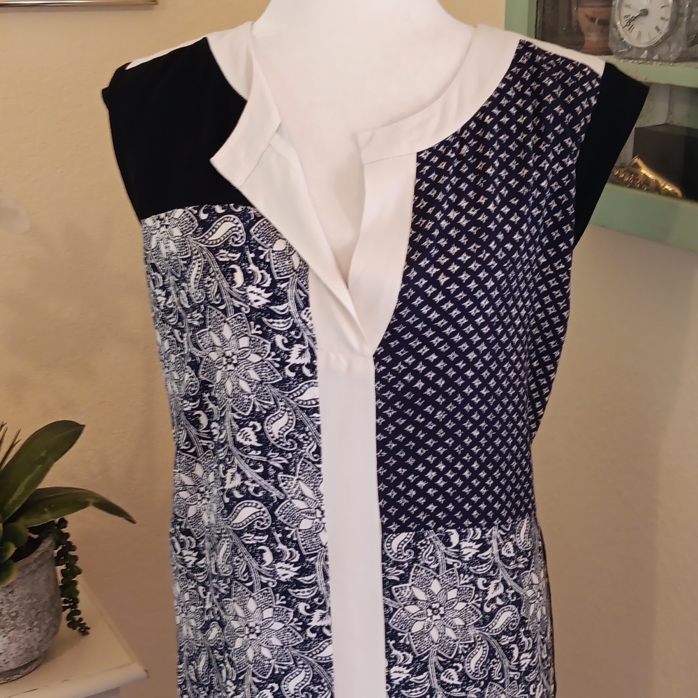 Rebecca Taylor Patchwork Shift. Colorblock. - image 4